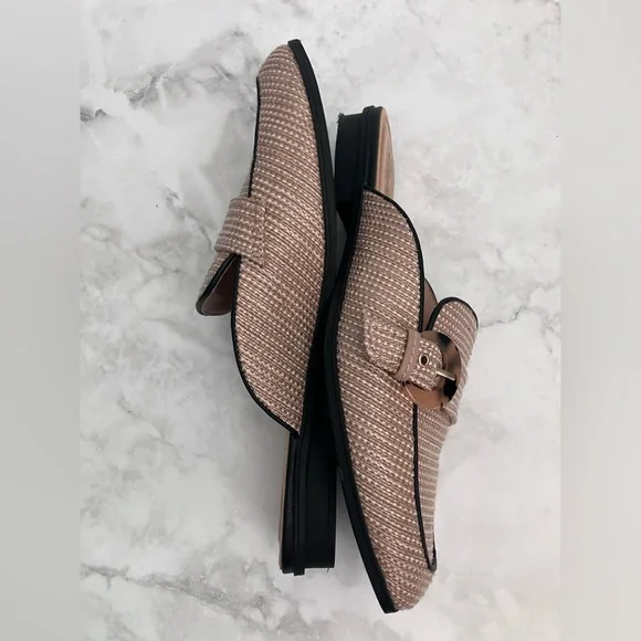 CLARKS Tan Woven Mules Size 11 - Picture 10 of 10